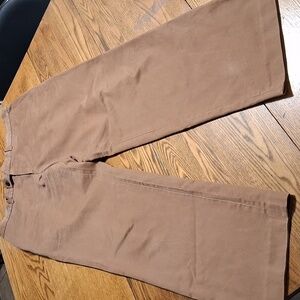 CHARLES TYRWHITT Dress Pants Mens 34 X 32  Brown Tan  Preowned Chino ? Khaki ?